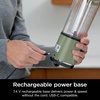 image:imageNinja Blast Portable Blender Cordless 18oz Vessel Black BC151BKMetallic Green