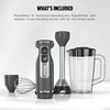 image:imageNinja Immersion Blender amp Whisk 4 Speeds 4oz Cup Dark Grey CI201GY