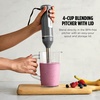 image:imageNinja Immersion Blender amp Whisk 4 Speeds 4oz Cup Dark Grey CI201GY