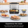 image:imageNinja Sizzle Indoor Griddle 14 Electric Grill For Eggs Burgers Bacon Pancakes Veggies and More Nonstick Dishwasher Safe 500F Even Cooking GR100