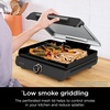 image:imageNinja Sizzle Indoor Griddle 14 Electric Grill For Eggs Burgers Bacon Pancakes Veggies and More Nonstick Dishwasher Safe 500F Even Cooking GR100