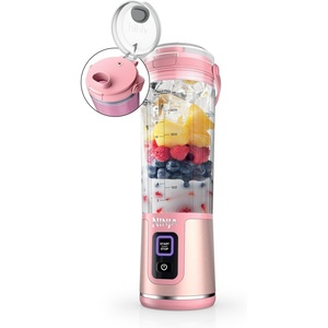 image:imageNinja BC151PR Blast Portable Blender Cordless 18oz Vessel Personal Blenderfor Shakes amp Smoothies BPA Free LeakproofLid amp Sip Spout USBC Rechargeable Dishwasher Safe Parts Passion FruitPink