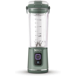 image:imageNinja Blast BC151EUEM Portable BlenderBlenderSmoothie Maker 530 ml Cup Leakproof Lid Powerful Mini Stand Mixer Wireless amp Rechargeable Crushes Ice amp Fruit Green