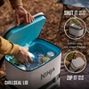 image:imageNinja FrostVault Go Outdoor Flexible 23L Cooler Backpack for 36 Cans with Cold Dry Zone 2 Ice Packs for Hiking Camping Sand Beige FF136EUUKCS