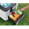 image:imageNinja FrostVault HeavyDuty Insulated Cool Box Wheeled Premium Cooler with Dry Zone Integrated FridgeTemp Dry Storage Drawer Keeps Ice for Days Ideal for Picnics Camping and FestivalsWhite