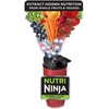 image:imageNinja BL45530 Nutri Professional Personal Blender Bonus Set with 3Sip amp Seal Single Serves12 18 and 24 oz Cups amp 75Recipe Cookbook Stainless SteelBlackStainless SteelBlack
