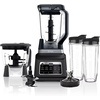 image:imageNinja BN805A Pro Plus Kitchen System 1400W 5in1 Smoothies Chop Dough Auto IQ 72oz Blender Pitcher 64oz Processor Bowl 2x32oz Cups Black