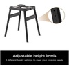 image:imageNinja Adjustable Outdoor Stand 3 Height Levels Utensil Holder BlackAdjustable Stand