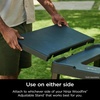 image:imageNinja Adjustable Outdoor Stand 3 Height Levels Utensil Holder BlackAttachable Side Table