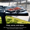 image:imageNinja Adjustable Outdoor Stand 3 Height Levels Utensil Holder BlackAttachable Side Table