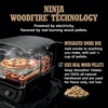 image:imageNinja Woodfire Outdoor Pizza Oven 5in1 Portable Electric Roaster Oven Heats up to 700F 5 Artisan Pizza Settings Integrated BBQ Smoker Box Includes Flavored Wood Pellets Terracotta Red